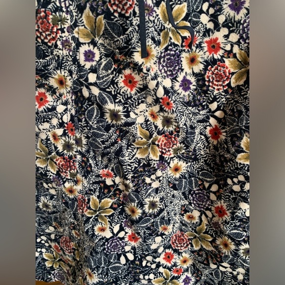 Edme & esyllte skirt, floral velvet like skirt Anthropologie fall dark academia - Picture 3 of 9